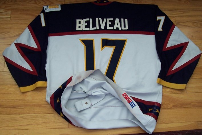nhl jersey with fight strap
